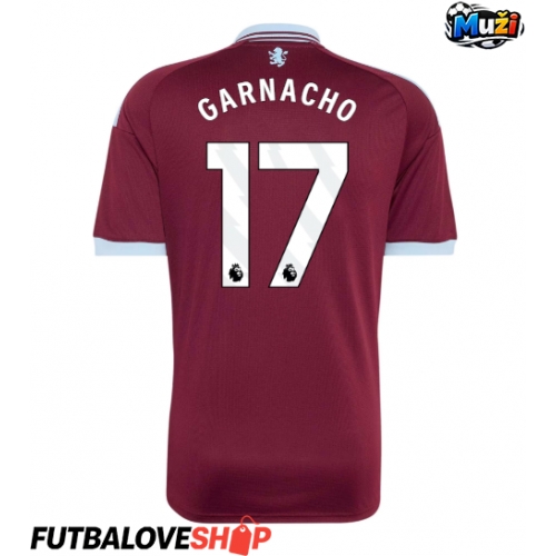 Dres Aston Villa Alejandro Garnacho #17 Domáci 2026-27 Krátky Rukáv